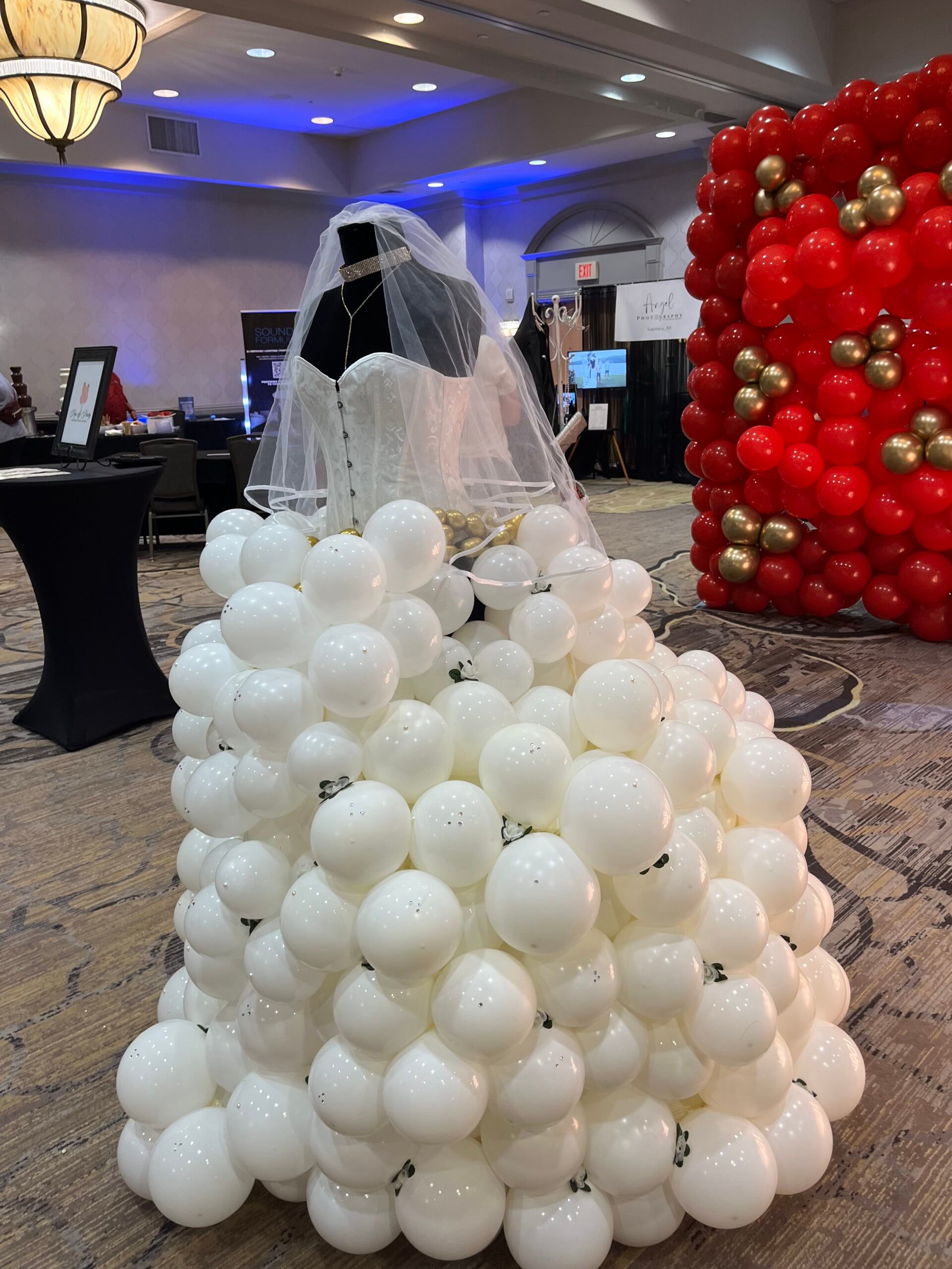 Balloon installation styled for a special event