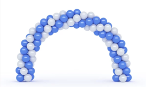Custom balloon arch for an event